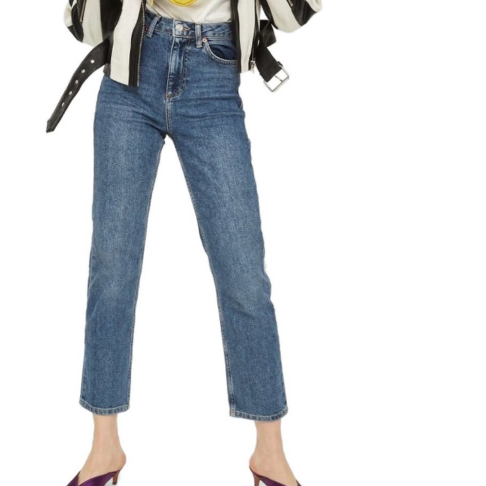 NWOT TopShop Straight Leg Jeans